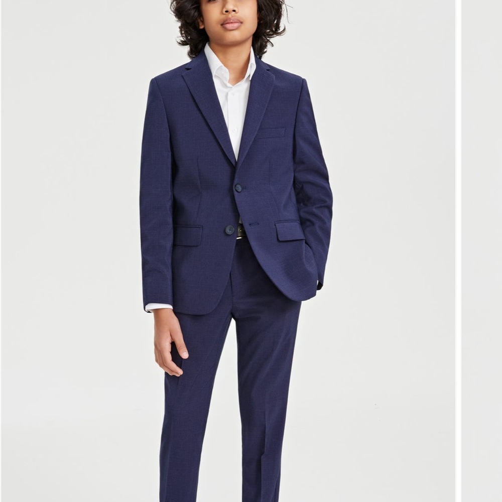 Navy Two-Button Blazer Perfect for First Communion! - Picture 4 of 7
